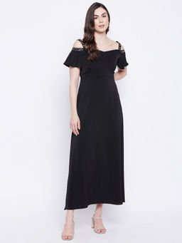 Madame - Off-Shoulder Embellished Dress For Women