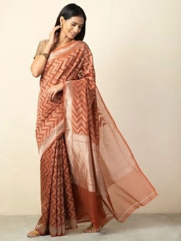 Fabindia - Cotton Silk Banarasi Sari