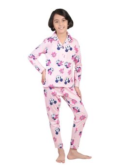Bodycare - Printed Shirt & Pyjama-Pink (Set of 2)