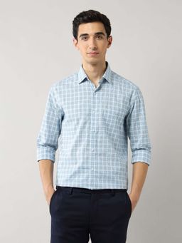 Arrow - Manhattan Slim Fit Grid Tattersall Checked Shirt