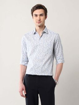 Arrow - All-Over Printed Manhattan Slim Fit Shirt