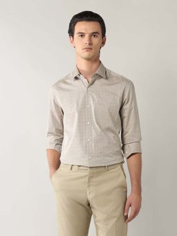 Arrow - Grid Tattersall Checked Manhattan Slim Fit Shirt