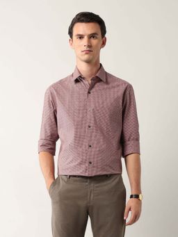 Arrow - Gingham Checked Pure Cotton Shirt