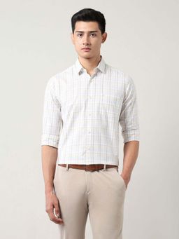 Arrow - Manhattan Slim Fit Grid Tattersall Checked Shirt