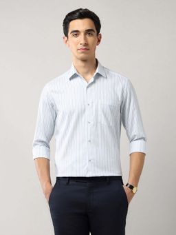 Arrow - Vertical Striped Manhattan Slim Fit Shirt
