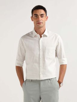Arrow - Grid Tattersall Checked Manhattan Slim Fit Shirt