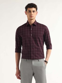 Arrow - Manhattan Slim Fit Windowpane Checked Shirt