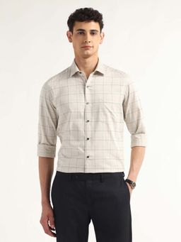 Arrow - Dobby Windowpane Checked Shirt