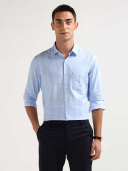Arrow - Manhattan Slim Fit Vertical Striped Shirt