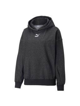 Puma - Classics "Denim" Womens Black Hoodie