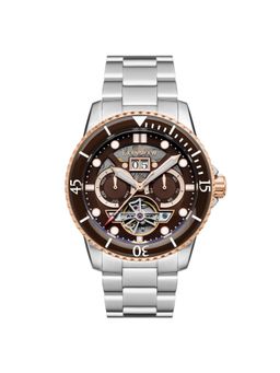 Earnshaw - Duncan Grand Date Open Heart Analog Brown Dial Men Watch-ES-8174-55 (M)