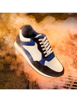 SOLETHREADS - Sage Colourblocked Blue Men Sneakers