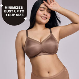 Nykd by Nykaa - Non Padded Wirefree Magic Minimizer NYB380 L Brown