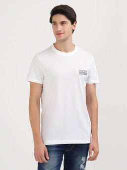 Tommy Hilfiger - White Crew Neck Solid T-Shirt