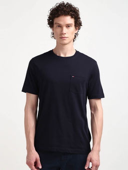 Tommy Hilfiger - Navy Blue Solid T-Shirt