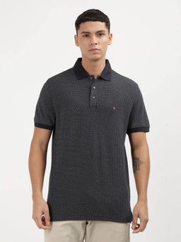 Tommy Hilfiger - Multi-Color Collar Neck Printed Polo T-Shirt