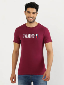 Tommy Hilfiger - Purple Half Sleeves T-Shirt