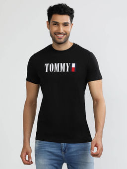 Tommy Hilfiger - Black Graphic T-Shirt