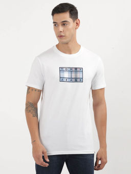 Tommy Hilfiger - White Round Neck Solid T-Shirt