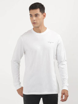 Tommy Hilfiger - White Round Neck Solid T-Shirt