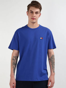 Tommy Hilfiger - Blue Round Neck Solid T-Shirt