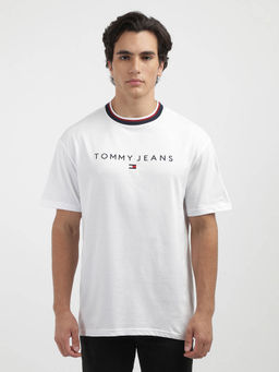 Tommy Hilfiger - White Round Neck Solid T-Shirt