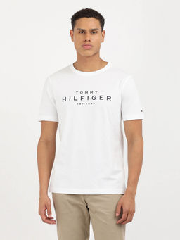 Tommy Hilfiger - White Half Sleeves T-Shirt
