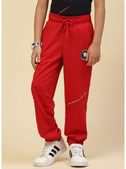 Monte Carlo - Red Boys Printed Joggers