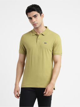 Levi's - Men Green Collar Polo T-Shirt