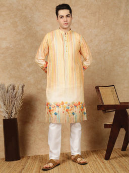 Sanwara - Premium Multicolor Cotton Kurta with Pant