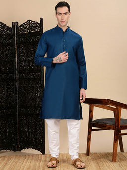 Sanwara - Men's Blue Kurta with Pant
