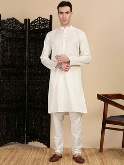 Sanwara - Presents Cream Kurta with Pant
