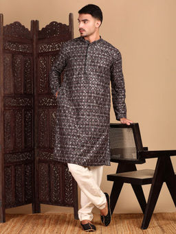 Sanwara - Black Kurta with Pant