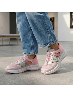Hopits - Flextrek Pink Sneakers for Girls