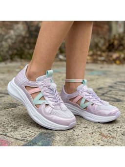 Hopits - Flextrek Lavender Sneakers for Girls