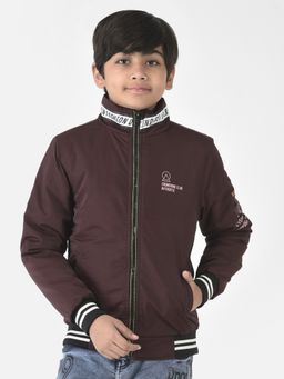 CRIMSOUNE CLUB - Boys Polished Maroon Bomber