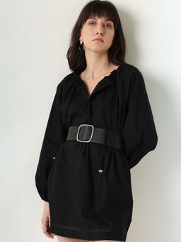 RAREISM - Black Solid Dresses