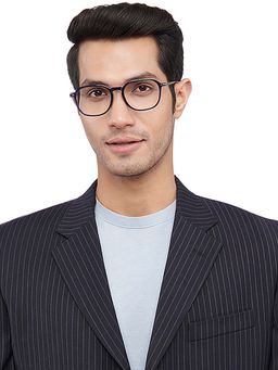 Lenskart Blu - Unisex Blue Cut Blue Frame Full Rim Computer Glasses