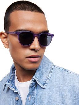 Lenskart Hustlr - Unisex Polarization & 100% UV Protected Black Lens Full Rim Sunglasses