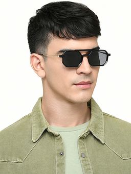 Vincent Chase - Unisex Polarization & 100% UV Protected Grey Lens Full Rim Sunglasses