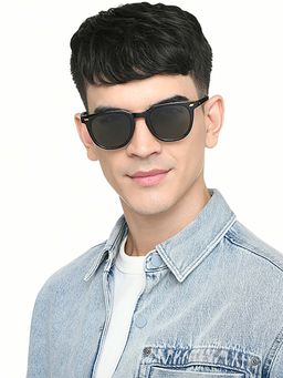 Vincent Chase - Unisex Polarization & 100% UV Protected Green Lens Full Rim Sunglasses