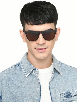 Vincent Chase - Unisex Polarization & 100% UV Protected Brown Lens Full Rim Sunglasses