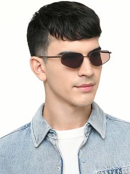 Vincent Chase - Unisex Polarization & 100% UV Protected Brown Lens Full Rim Sunglasses