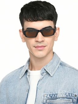 Vincent Chase - Unisex Polarization & 100% UV Protected Brown Lens Full Rim Sunglasses