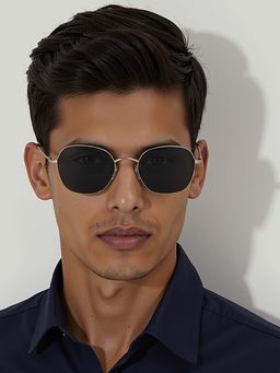 Vincent Chase - Unisex Polarization & 100% UV Protected Grey Lens Full Rim Sunglasses