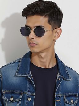 Vincent Chase - Unisex Polarization & 100% UV Protected Grey Lens Full Rim Sunglasses