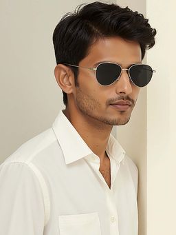 Vincent Chase - Unisex Polarization & 100% UV Protected Grey Lens Full Rim Sunglasses