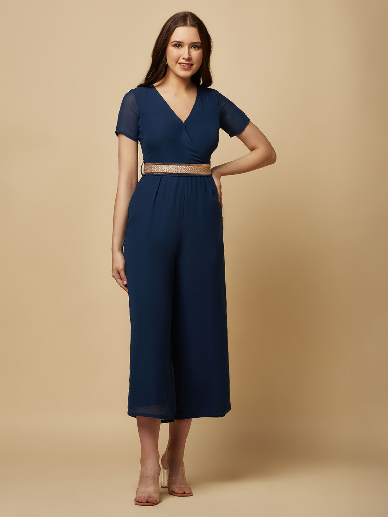 raassio Women Solid Blue Jumpsuit-picture-14