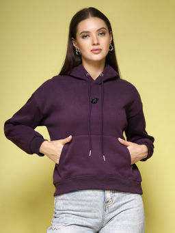 Mafadeny - Purple Solid Hoodie