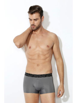 Van Heusen Innerwear - Men 4-Way Stretch & 3D Logo Waistband Tactel Trunks - Grey